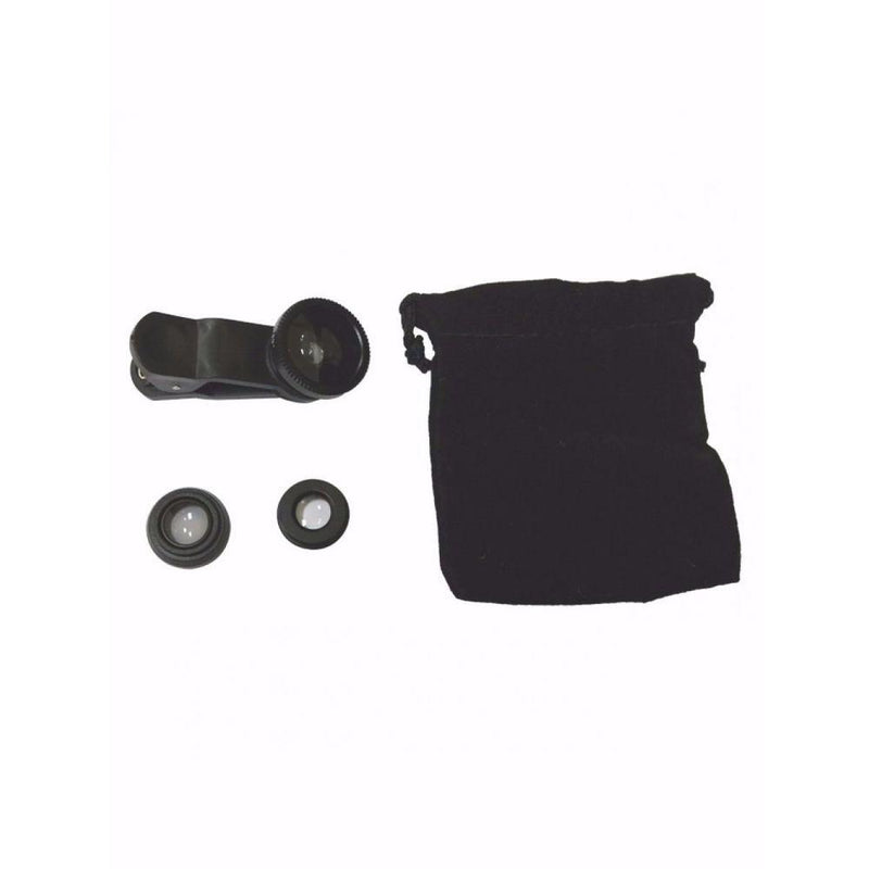 Kit Universal de Lentes 3 em 1 Para Smartphone UL-30