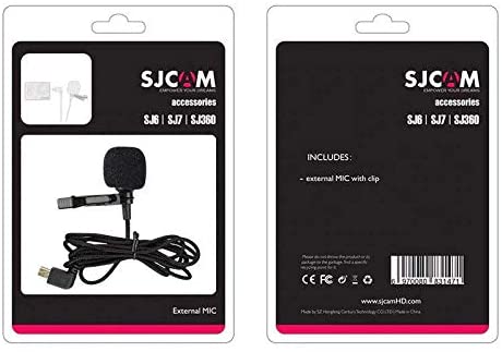 Microfone de Lapela SJCAM SJ6, SJ7 e SJ360