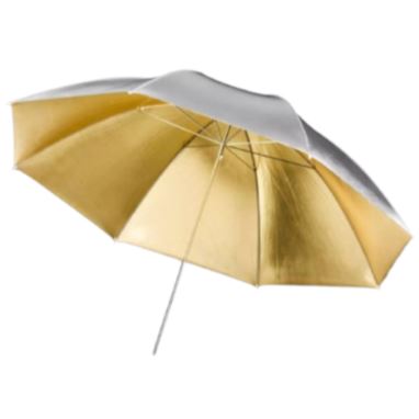 Sombrinha Dourada e Prateada Reversível 91 cm YU303REV Greika